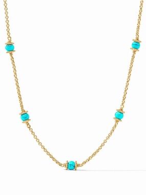 NWOT Julie Vos Hydra Delicate Station Necklace